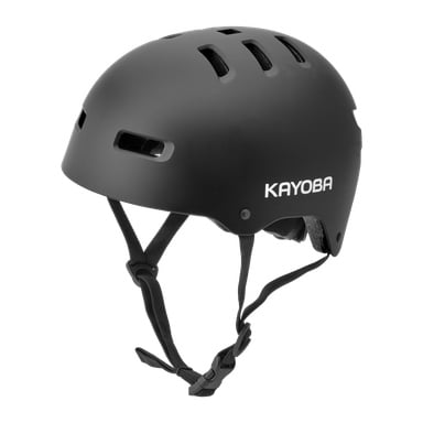 kask Kayoba z wieloma otworami wentylacyjnymi i marką Kayoba z boku.