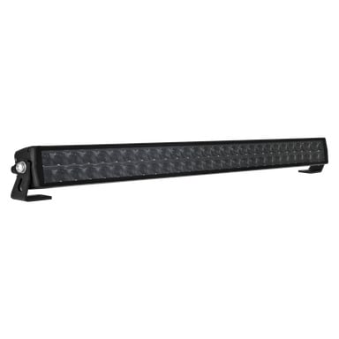 En rektangulær Hamron LED-lysstang med svart ramme og doble monteringsbraketter viser to rader med LED-pærer bak et klart, teksturert deksel.