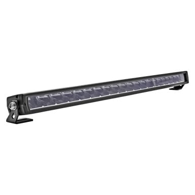 En svart rektangulær Hamron Light bar LED med flere små LED-lys på rad og monteringsbraketter i begge ender.