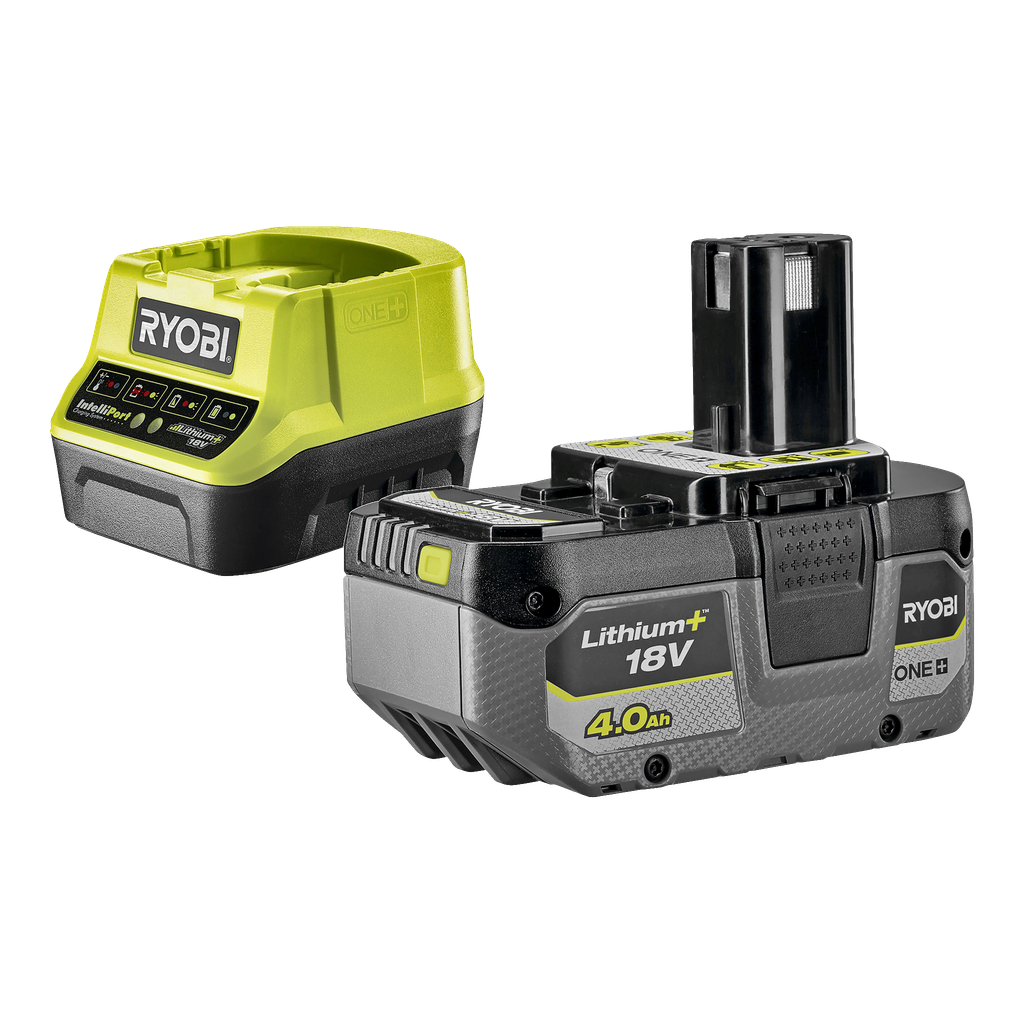 Ryobi ONE+ Batteri + batteriladdare