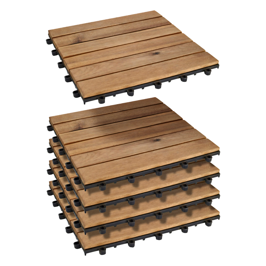 Hard Head Klickfliesen Akazienholz 5 Stk.