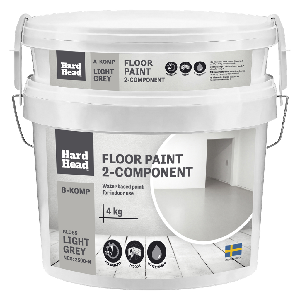 Gulvmaling 2-komponent 4 kg
