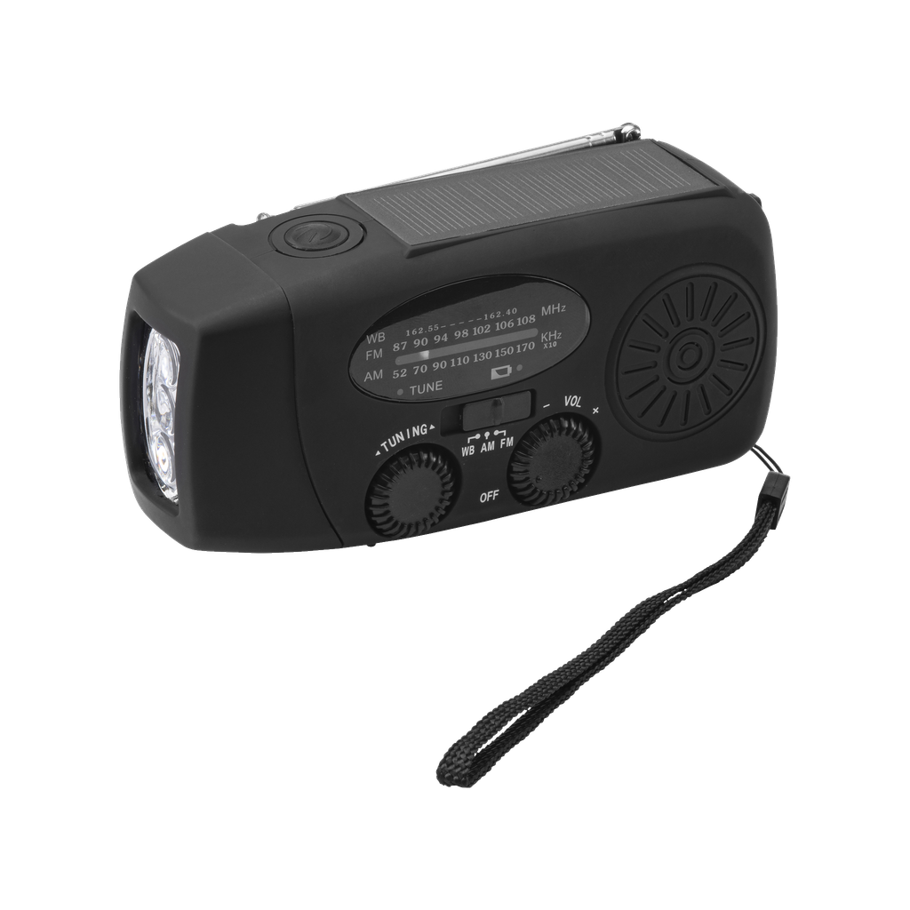 Bright Vevradio med solcell FM
