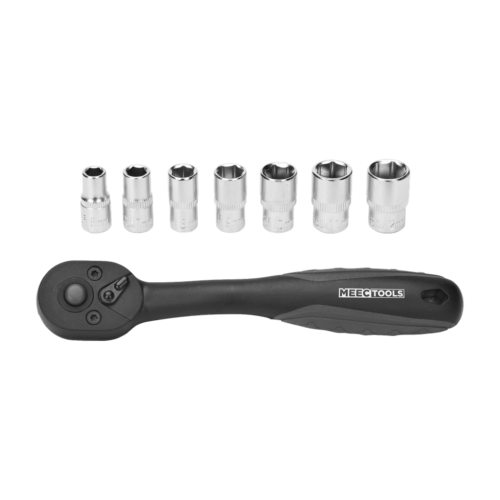 Meec Tools Pipenøkkelsett 8 deler