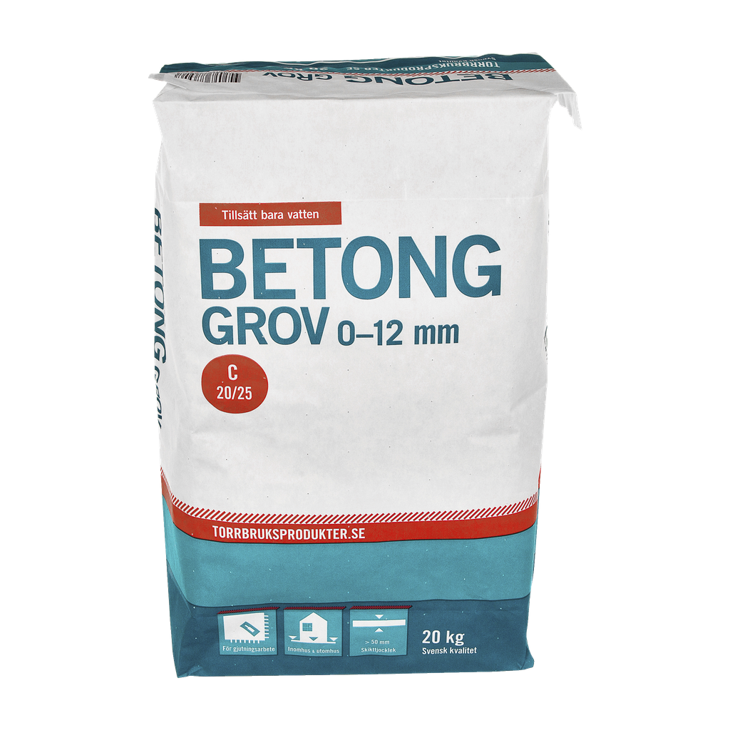 Torrbruksprodukter Betong grov