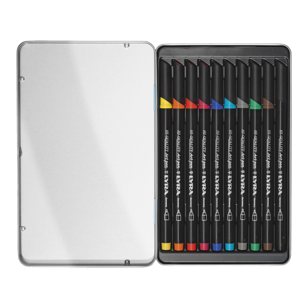 Lyra Tuschpennor 10-pk