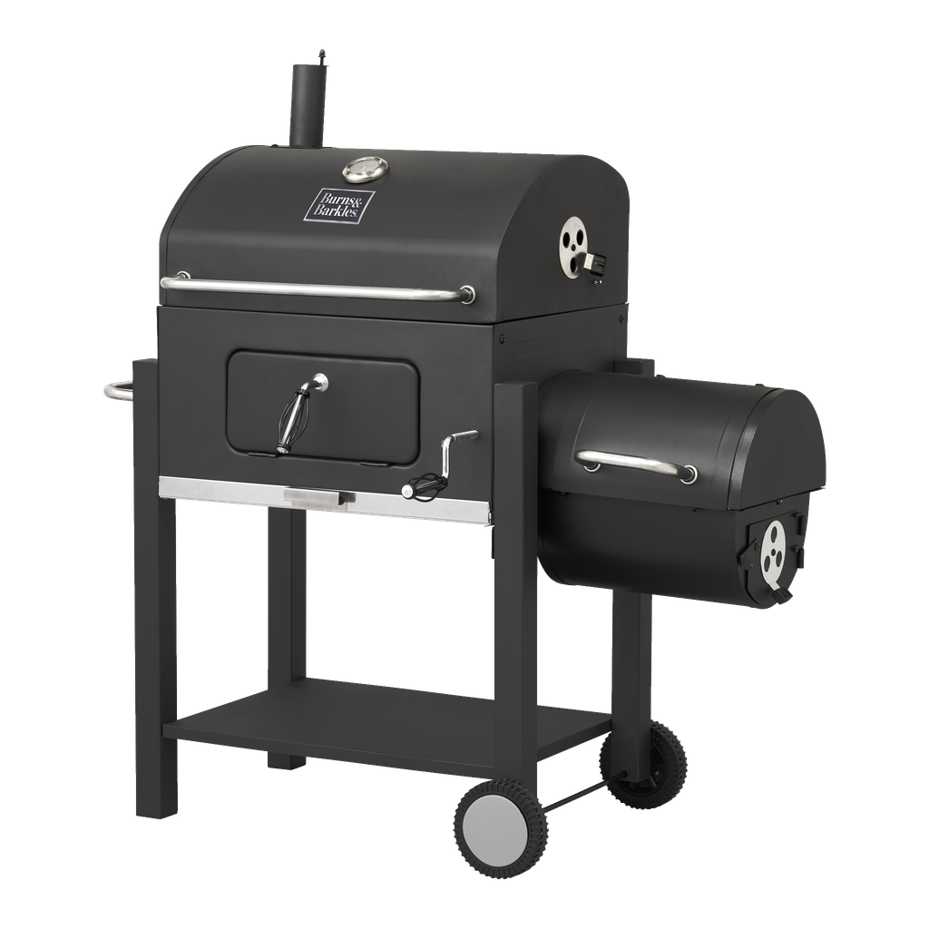 Burns & Barkles Grill węglowy z wędzarnią