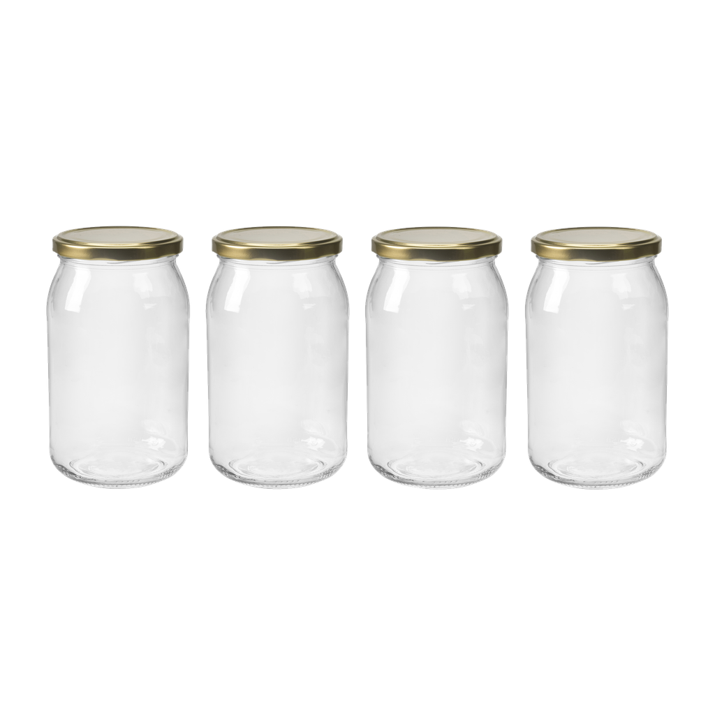 Menuett Lasipurkit kierrekorkilla 4 kpl