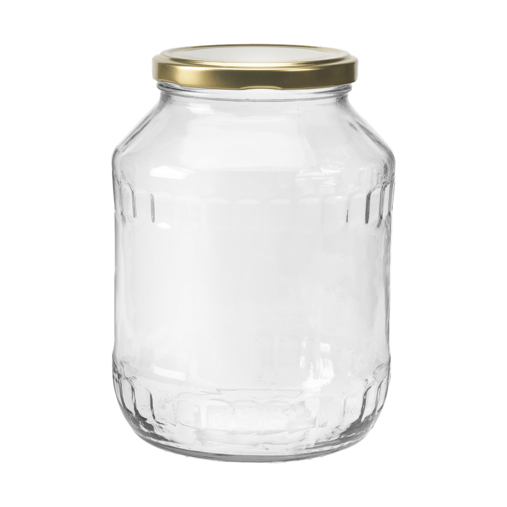 Menuett Lasipurkki kannella