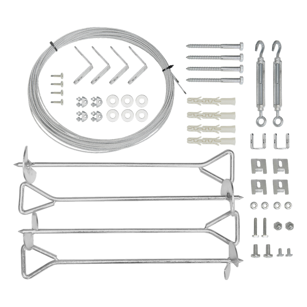 Canopia Maahan kiinnitys-/ankkurisetti