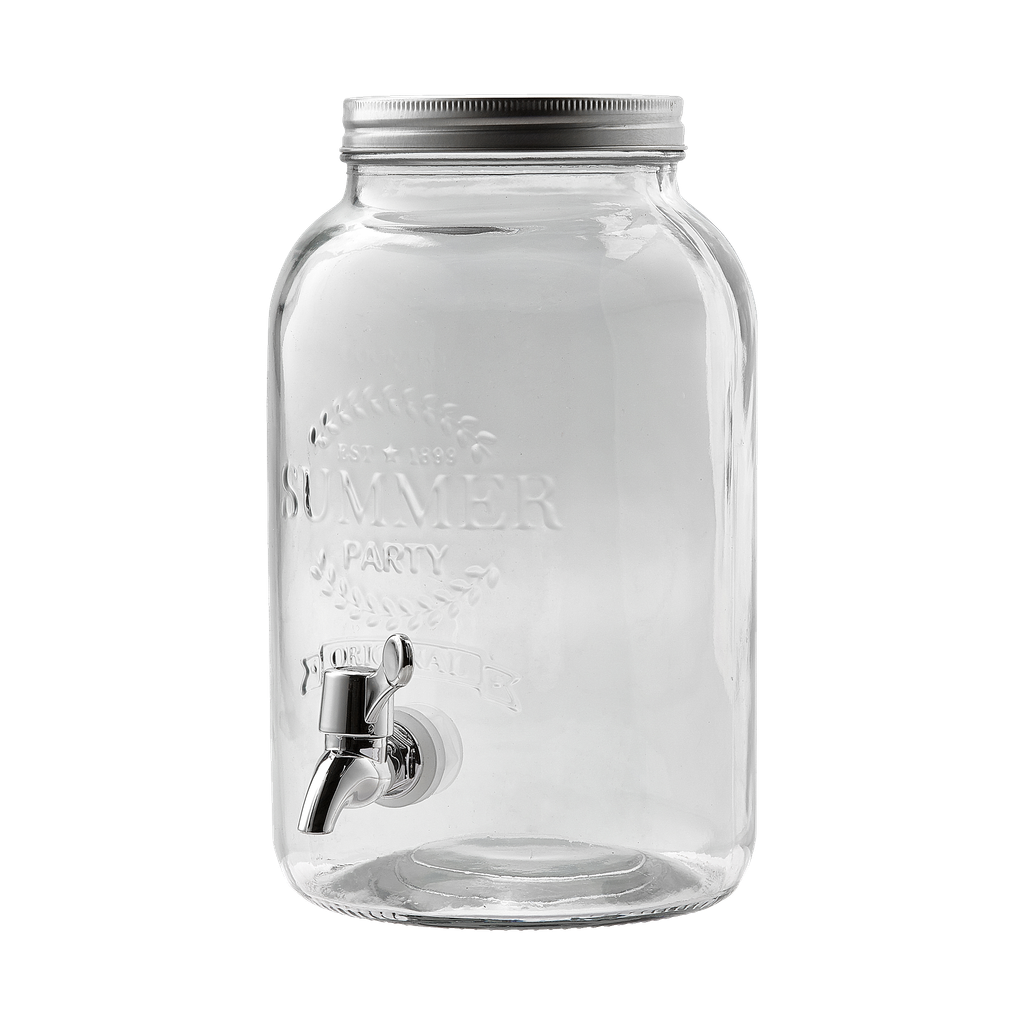Menuett Glasskrukke med kran