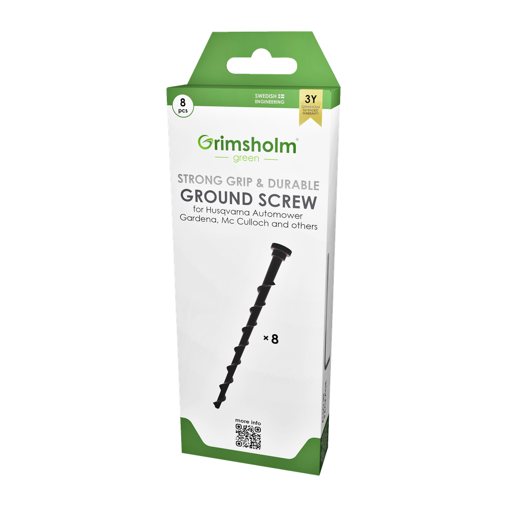 Grimsholm Green Markskrue til ladestasjon 8-pk