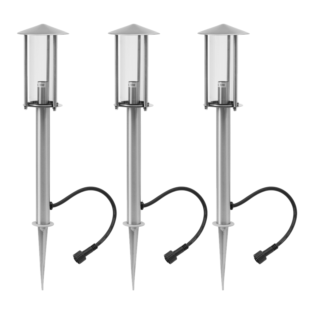 Anslut Hagebelysning 3-pk
