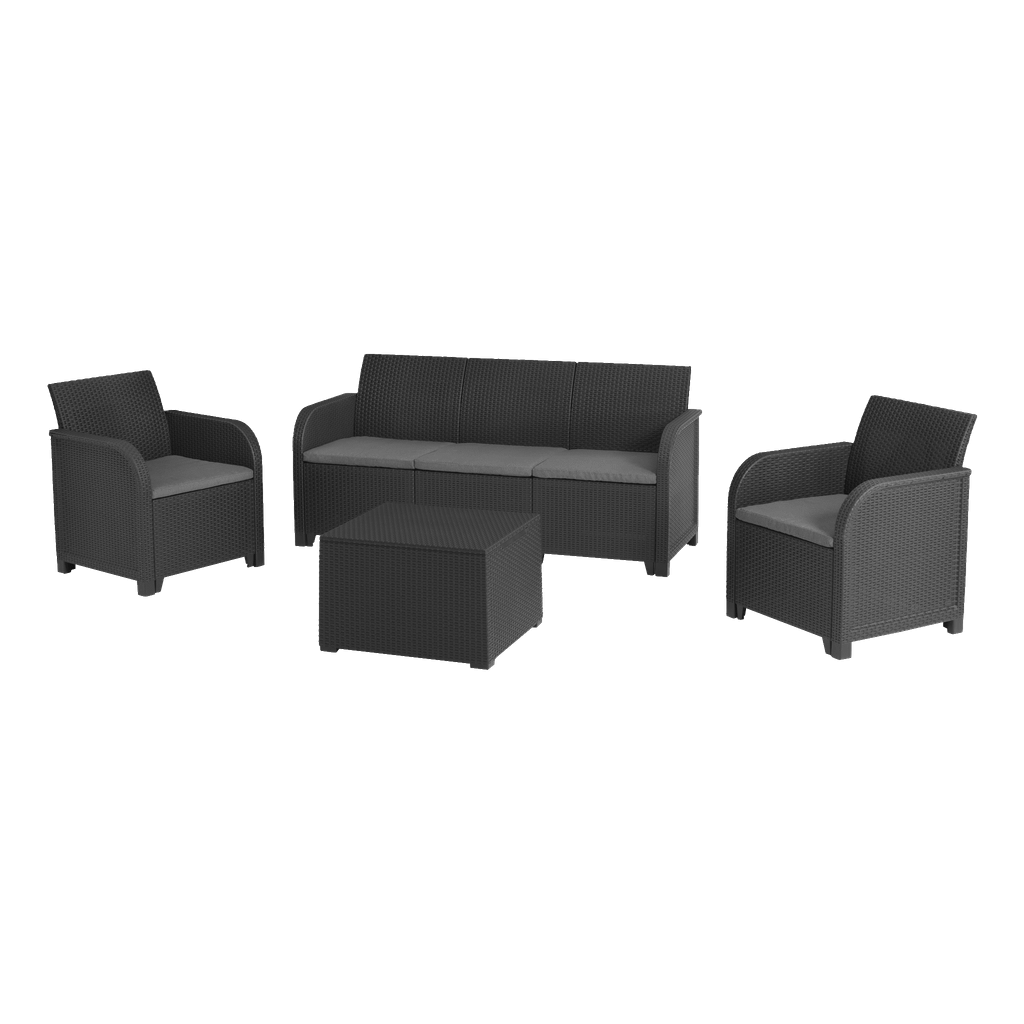 Keter Loungegarnitur 4-teilig