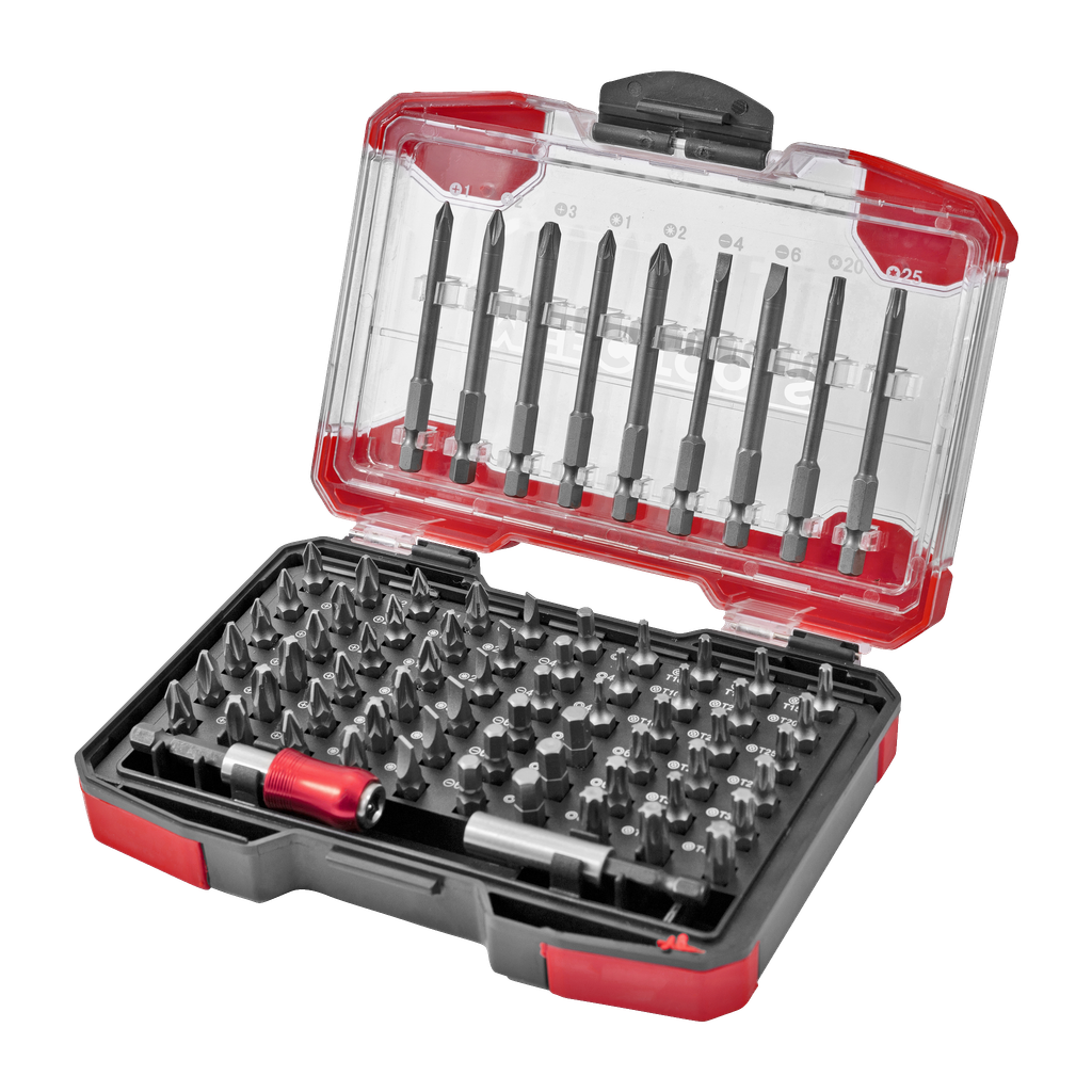 Meec Tools Schrauberbit-Set 71-teilig