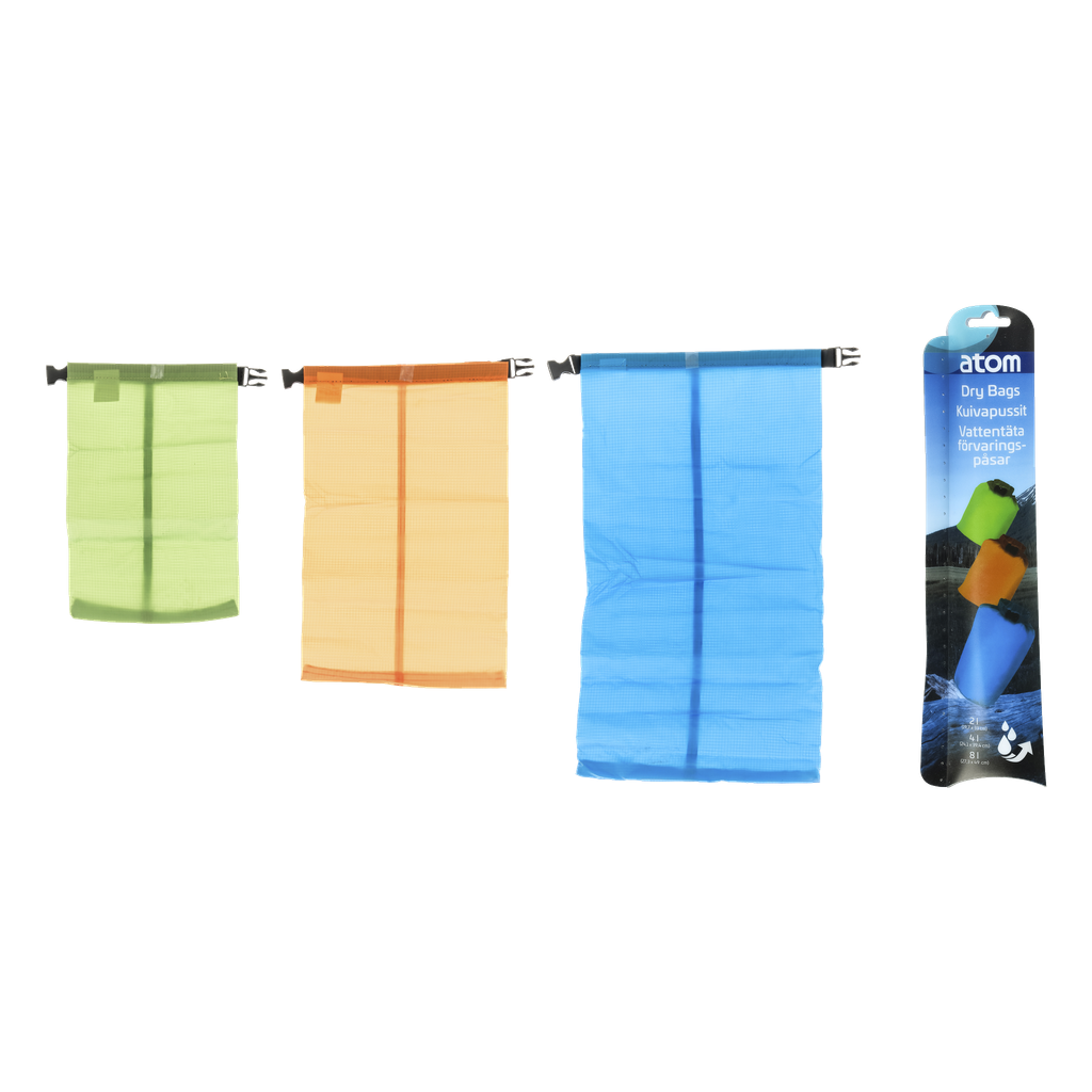 Atom Packsäcke wasserdicht 3 Stk.