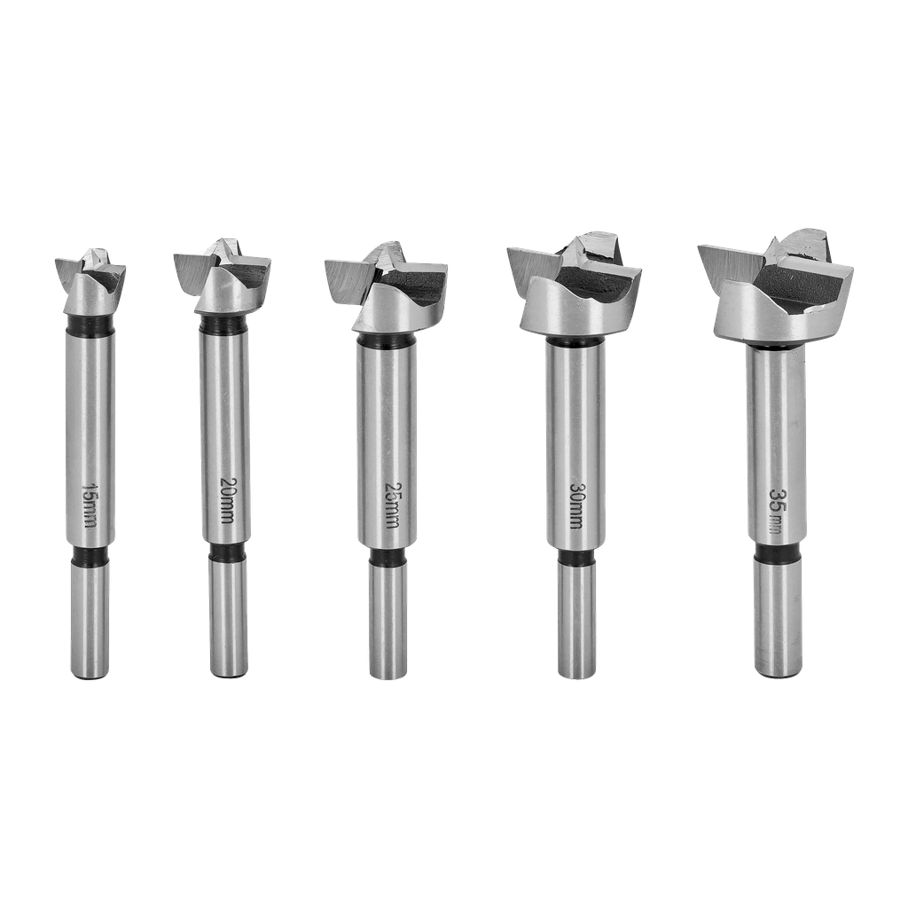 Meec Tools Forstnerbohrer-Set 5-teilig