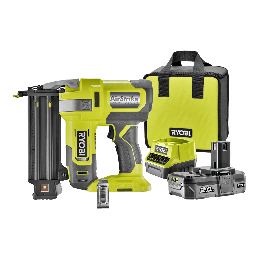 Ryobi ONE+ Batteridrevet spikerpistolsett