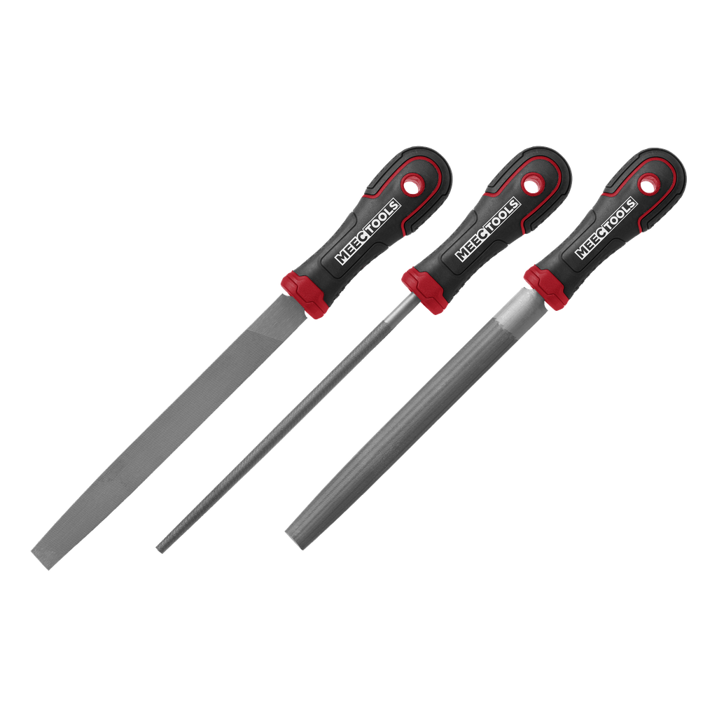 Meec Tools Filsett 3 deler