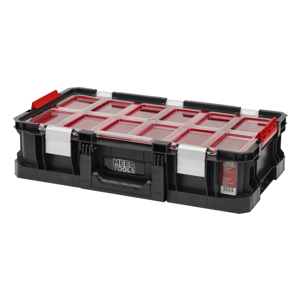 Meec Tools Kleinteilekoffer 9 Fächer modular