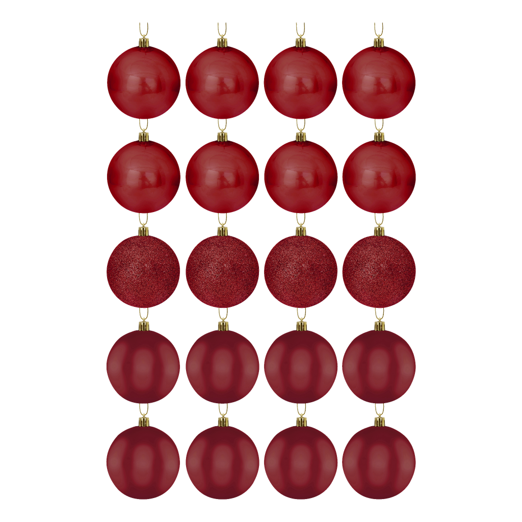 Menuett Julgranskulor 20-pk