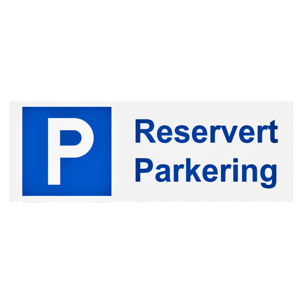 Dekalstajling Parkeringsskilt