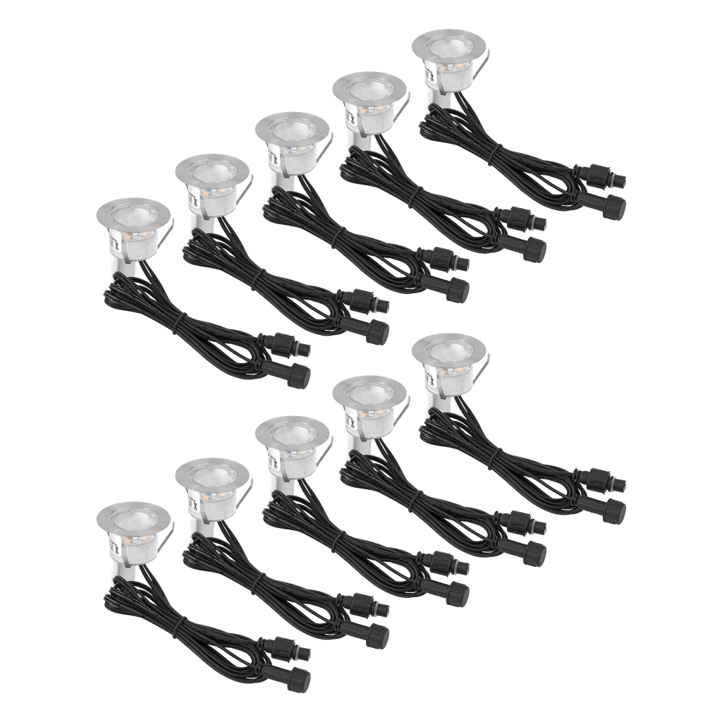 Anslut LED-kansivalot 10 kpl