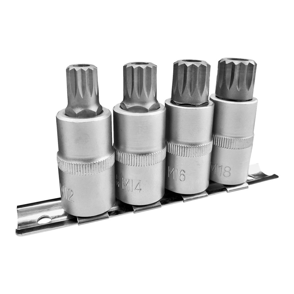 Meec Tools XZN-hylsyt 4 osaa