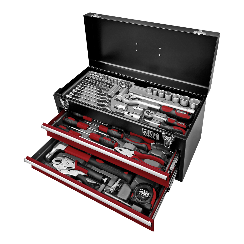 Meec Tools Werkzeugkasten bestückt 79-teilig