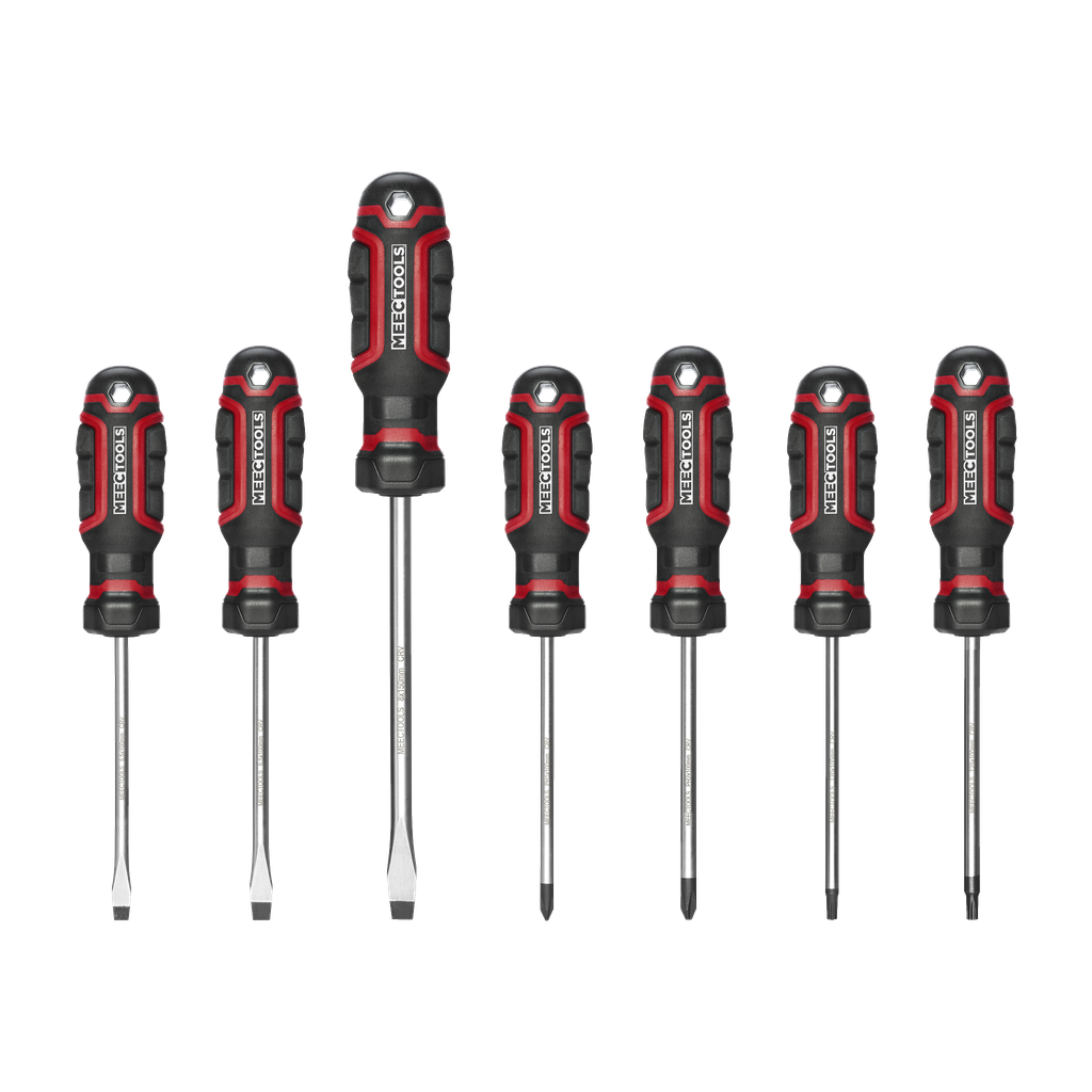 Meec Tools Schraubenzieher-Set 7-teilig