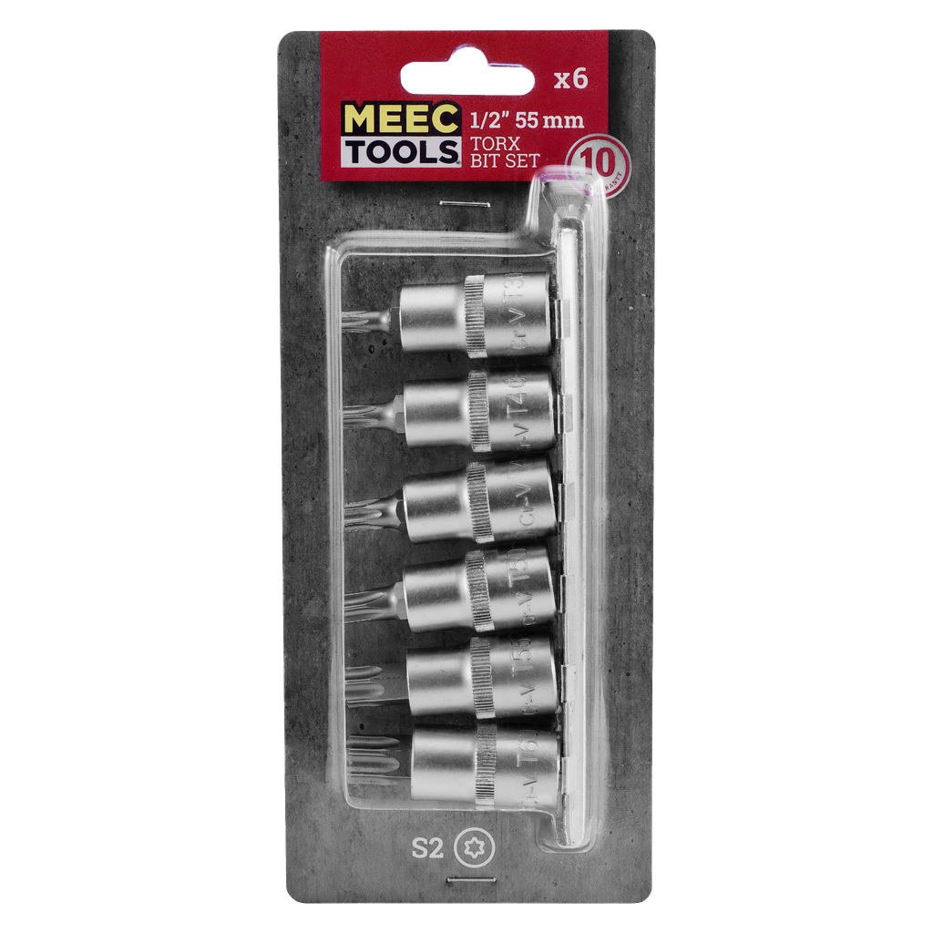 Meec Tools Torxbitssats 6 delar