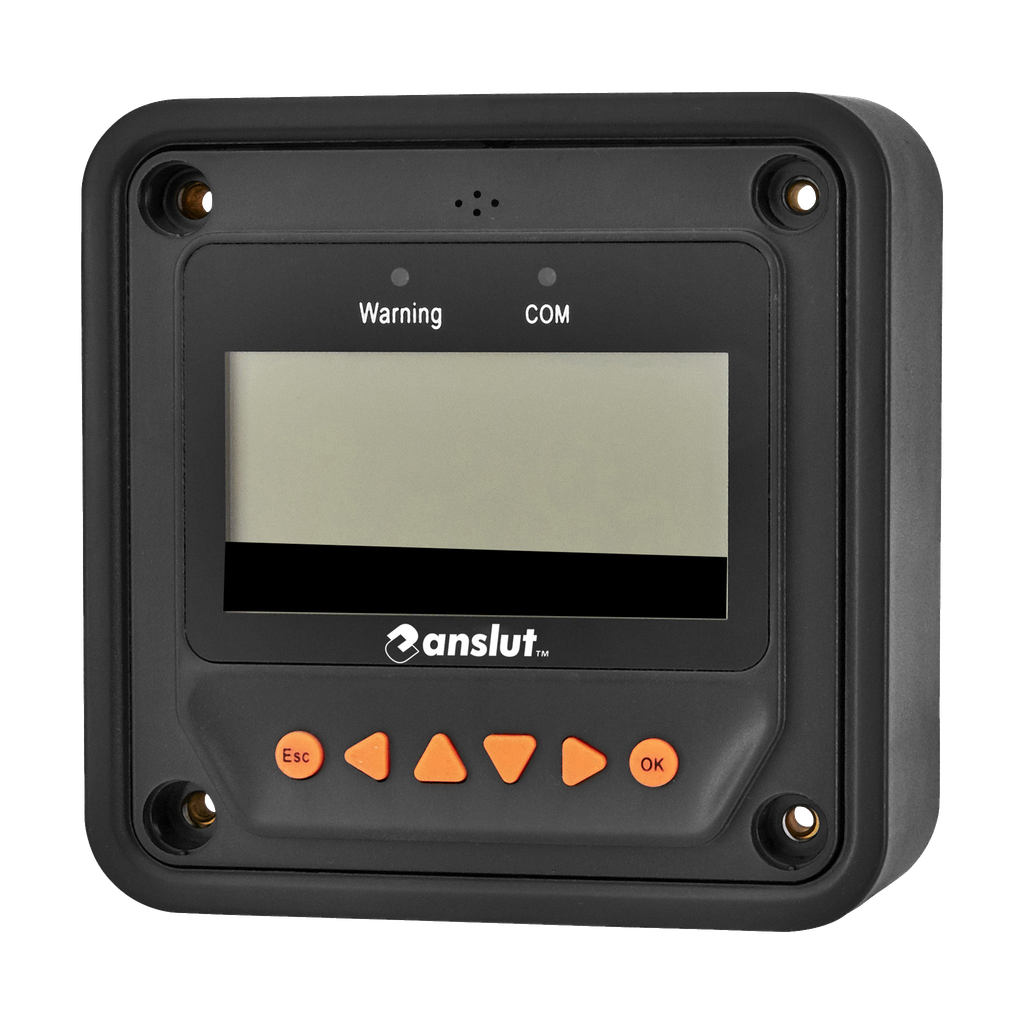 Anslut Extern display för laddningsregulator