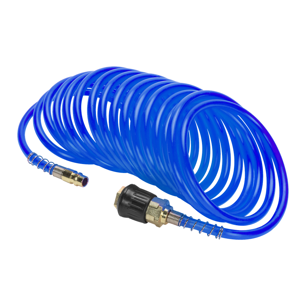Meec Tools Spiral-Druckluftschlauch