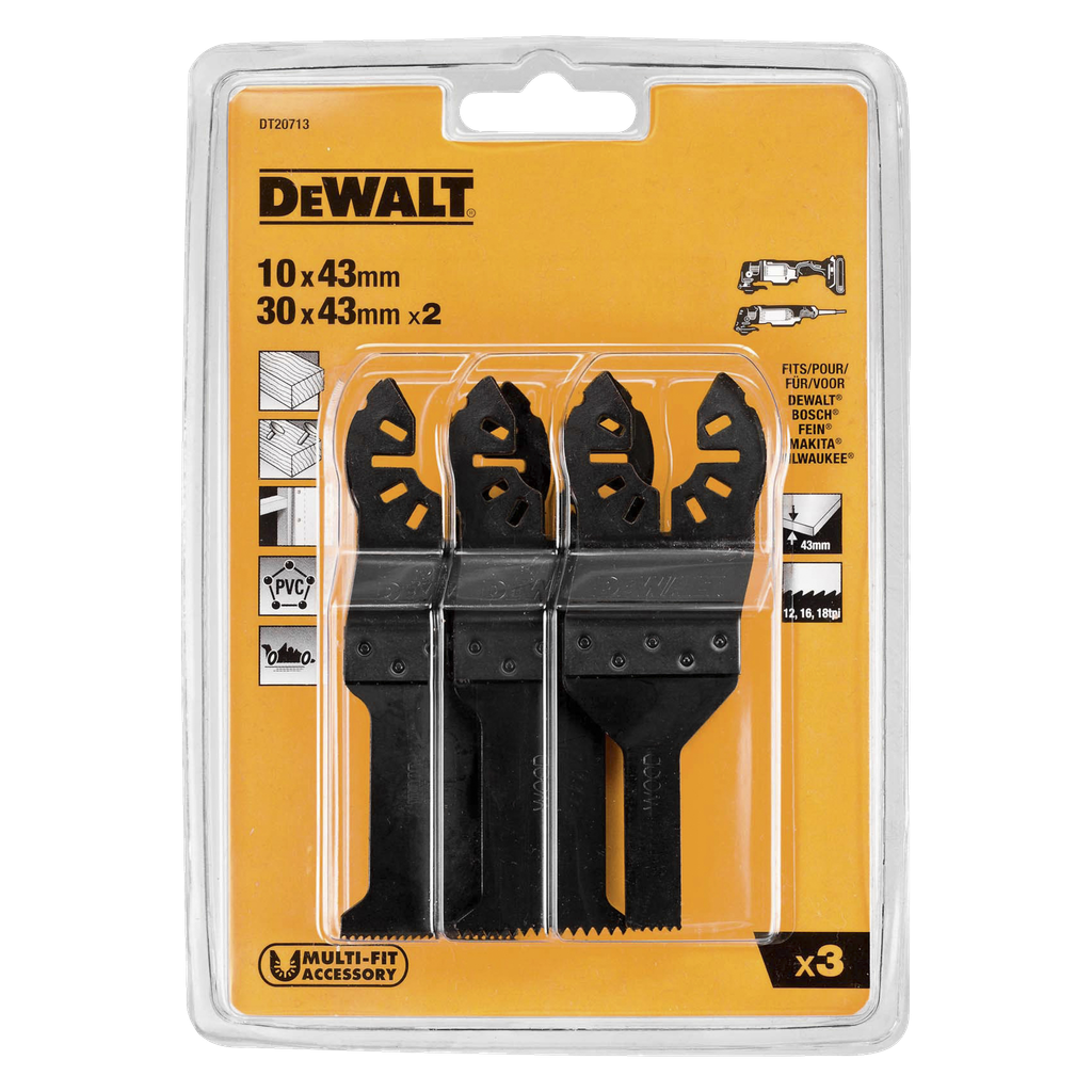 DeWalt Sagbladsett 3 deler