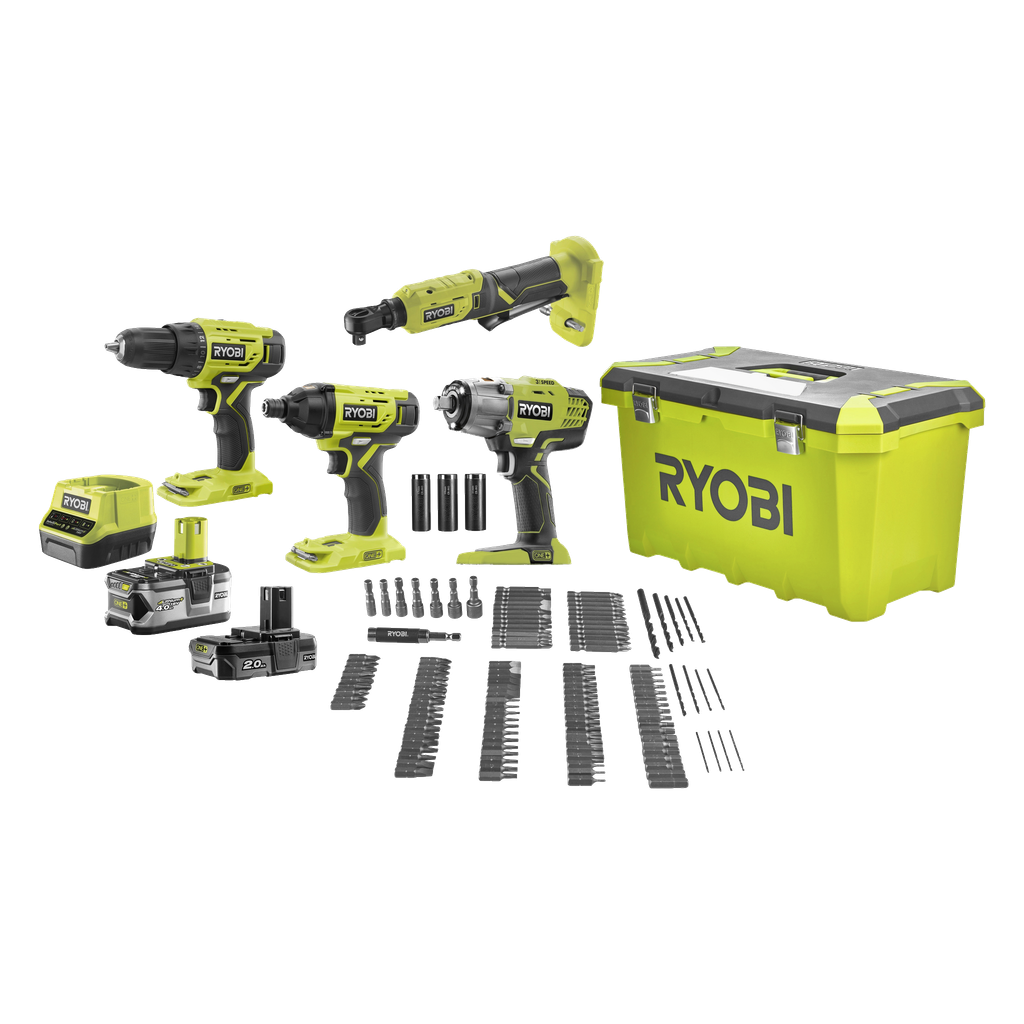 Ryobi ONE+ Verktøysett 10 deler