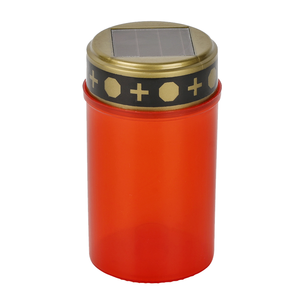 Menuett Solarzellenbetriebene LED-Grabkerze