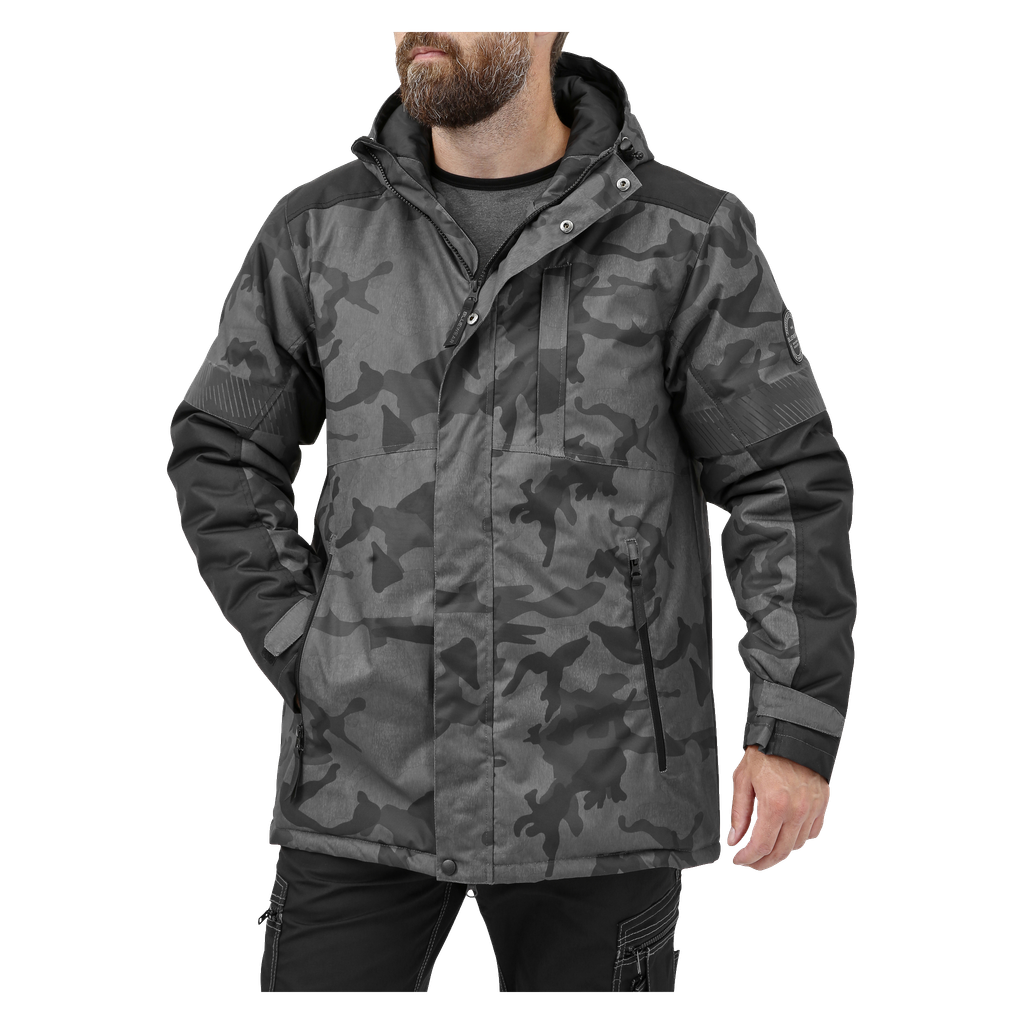 Bluewear Winter-Arbeitsjacke Herren Camouflage