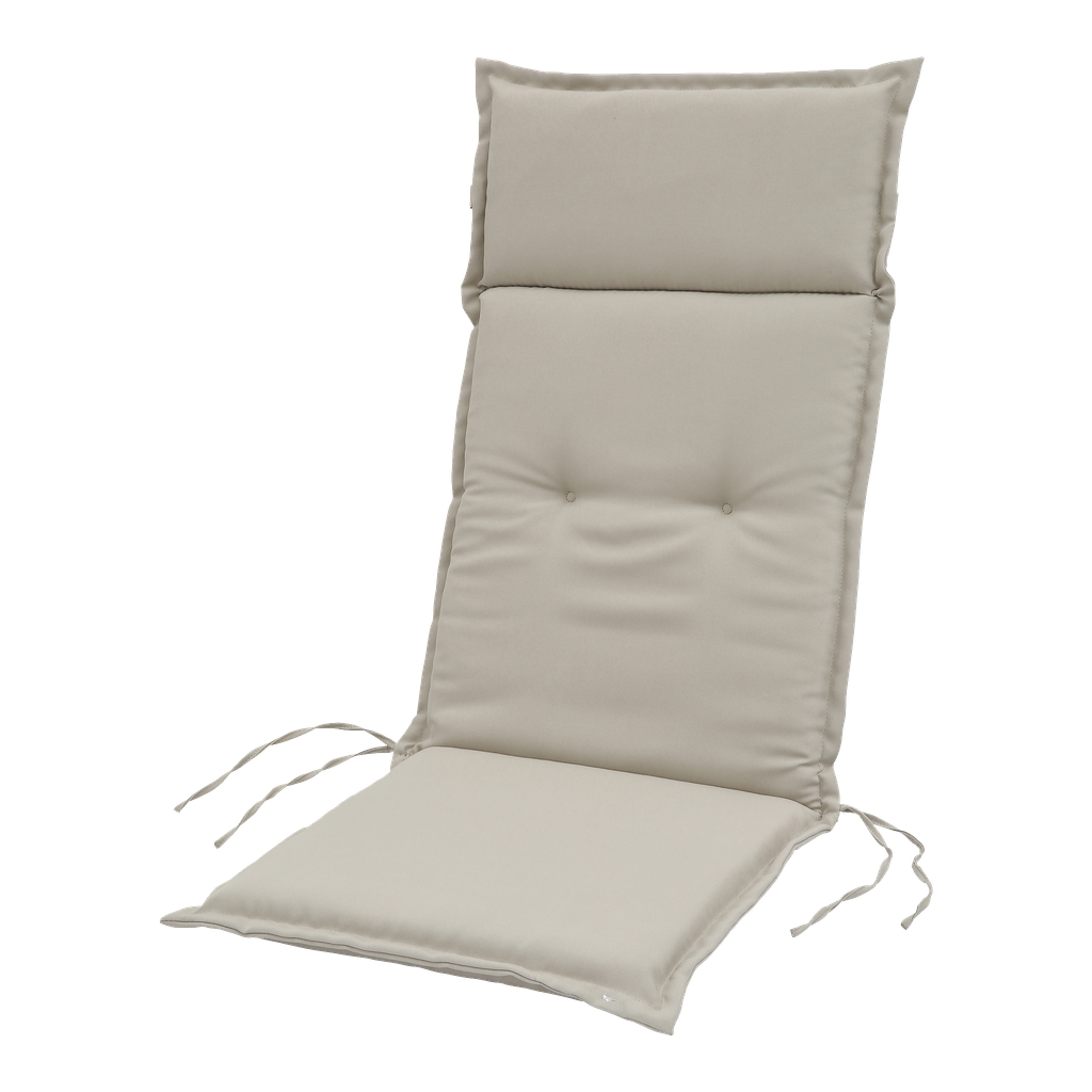 EKVIP Hochlehnerauflage Schwarz