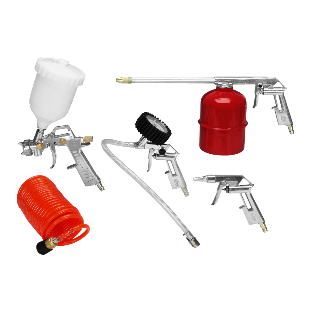 Meec Tools Tryckluftsverktyg 5 delar