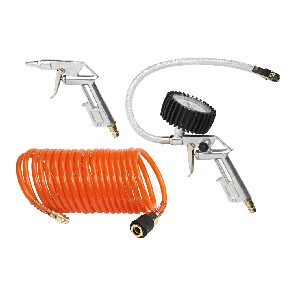 Meec Tools Tryckluftsverktyg 3 delar