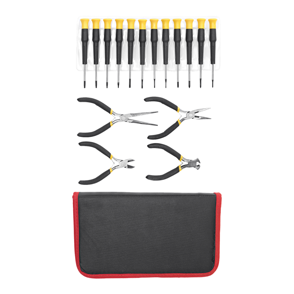 Hard Head Elektronikksett 16 deler