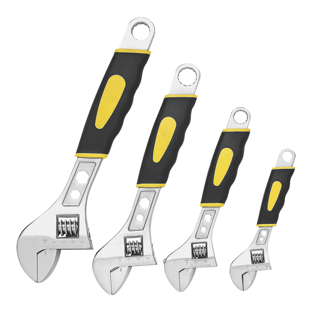 Hard Head Skiftnyckelset softgrip 4 delar