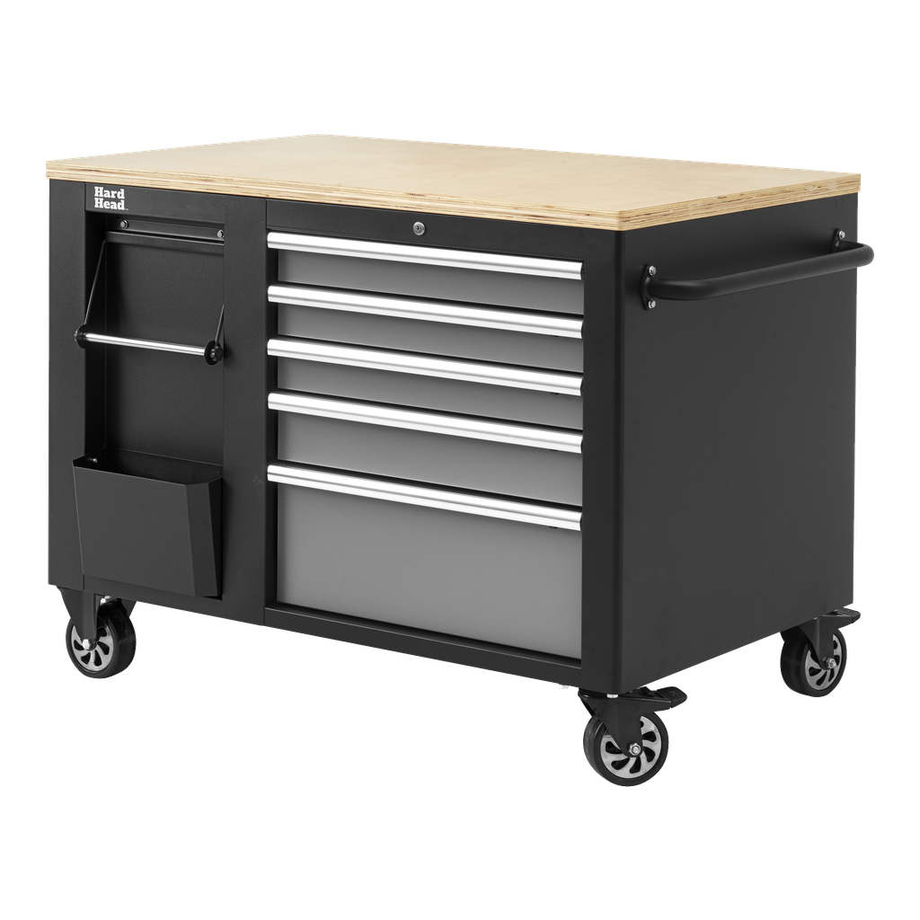 Hard Head Wagen mit Werkbank & 5 Schubladen