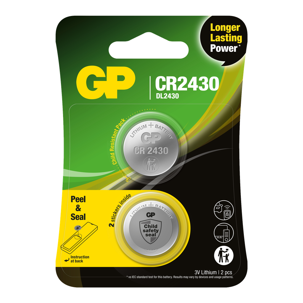 GP Batteries Knappecellebatterier 2-pk