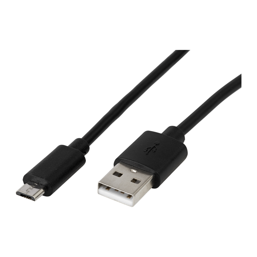 Anslut Laddkabel Micro-USB