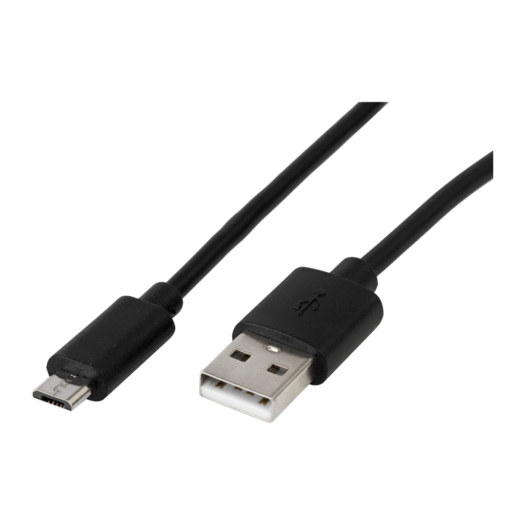 Anslut Ladekabel mikro-USB