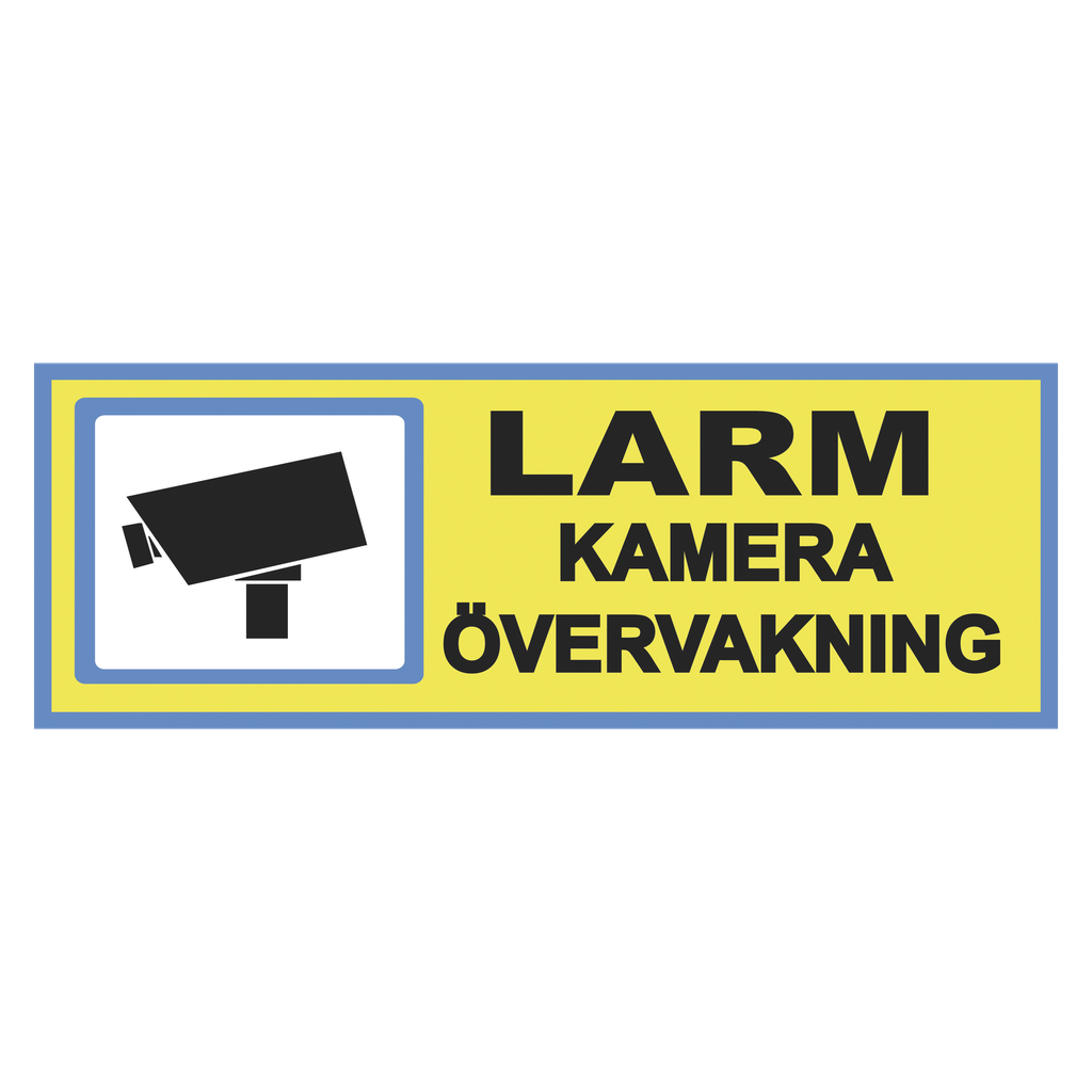Dekalstajling Varningsskylt