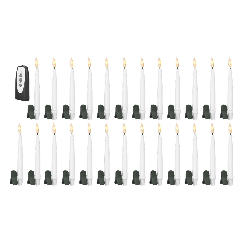 EKVIP LED-Christbaumbeleuchtung kabellos 25 Stk.