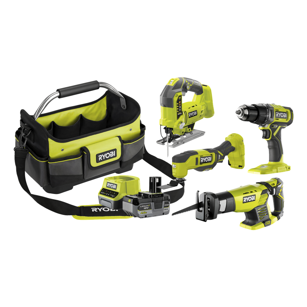 Ryobi ONE+ Akkukonesarja 7 osaa