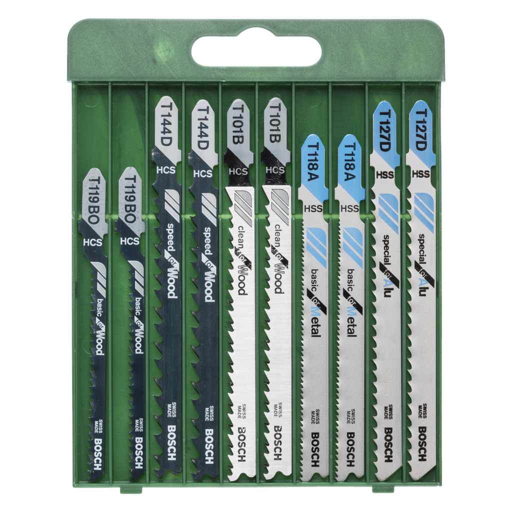 Bosch Stichsägeblatt-Set 10-teilig